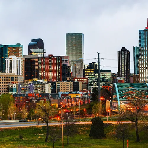 Office buildings and high rises of Denver, Colorado where the City of Denver uses Duo MFA as a critical layer of their security program.