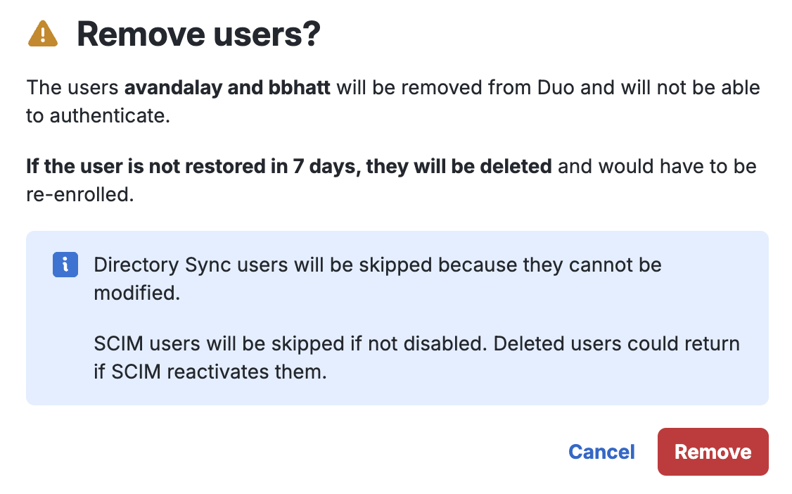 Send to Trash Confirmation