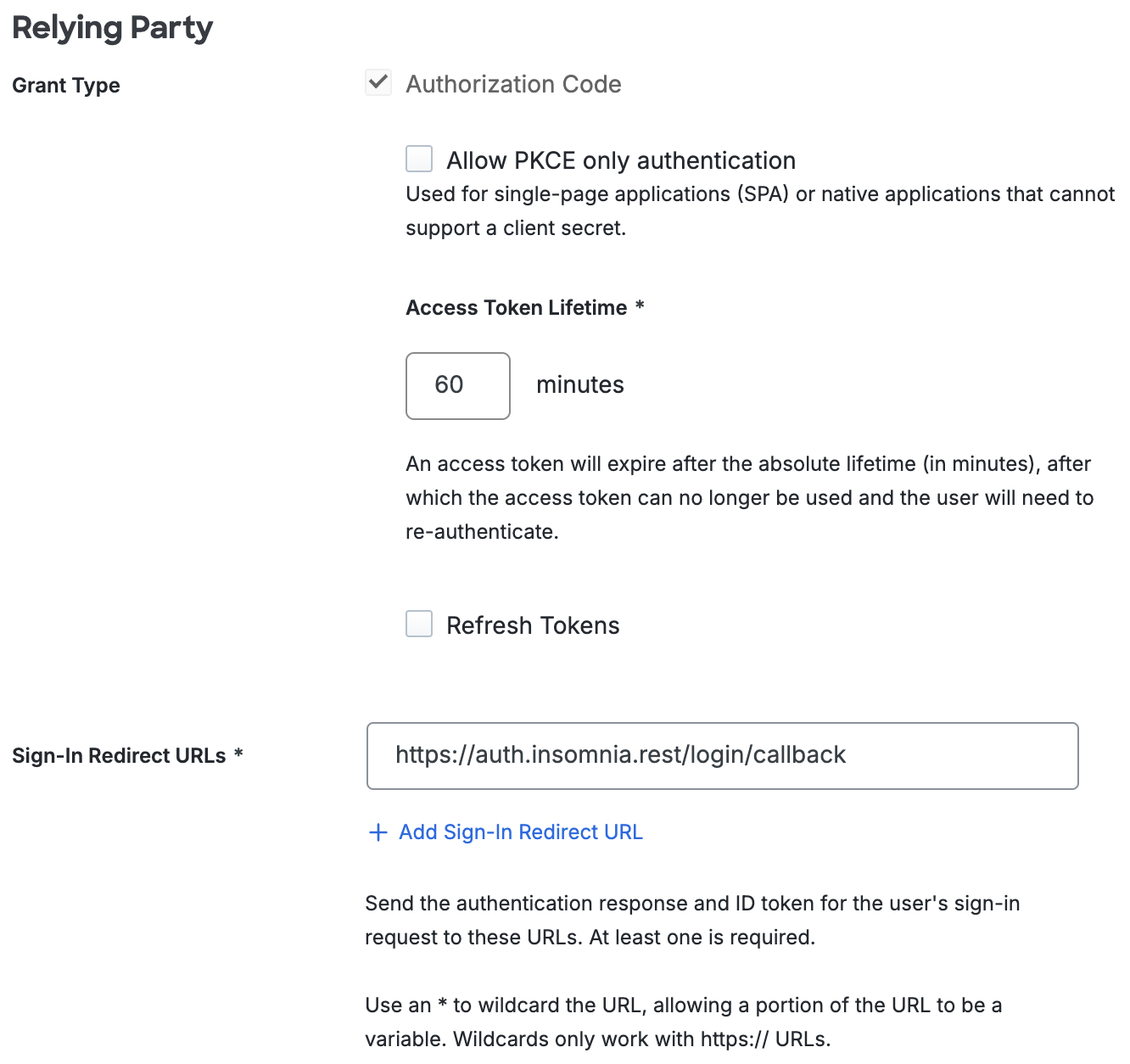 Duo Kong Insomnia Relying Party Section