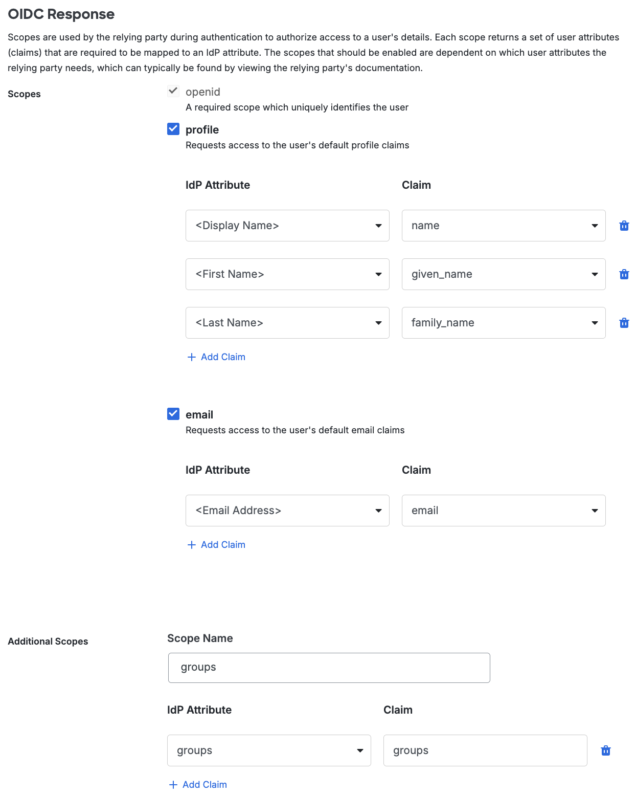 Duo Octopus Deploy OIDC Response Section