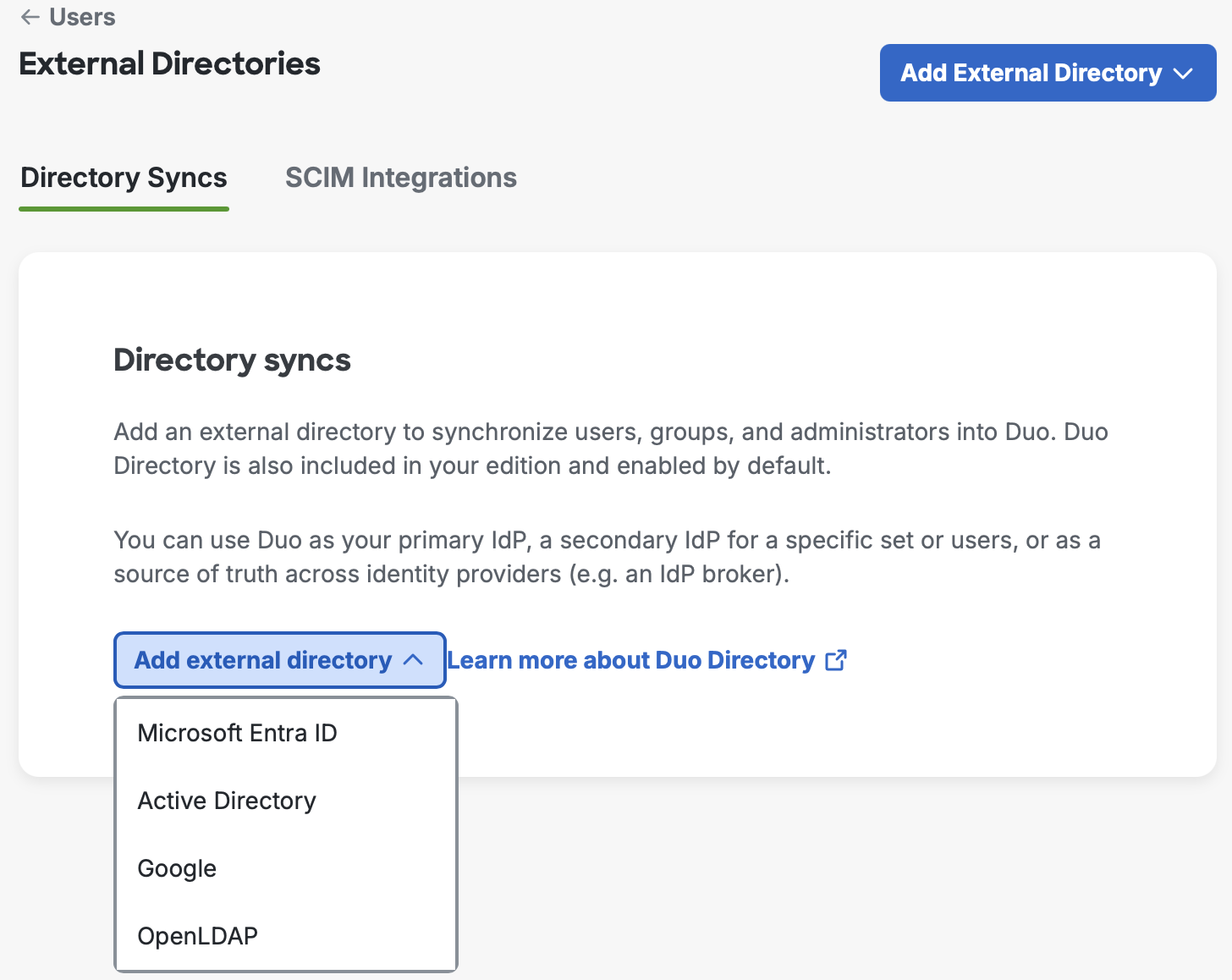 Add External Directory