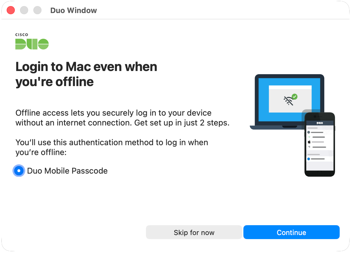 macOS Offline Access Activation