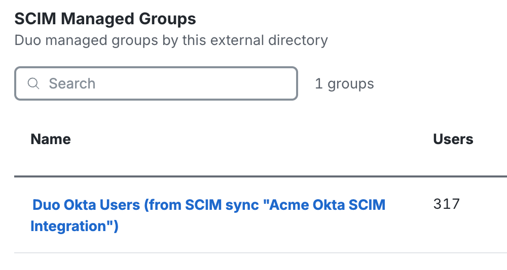 Okta SCIM Managed Groups