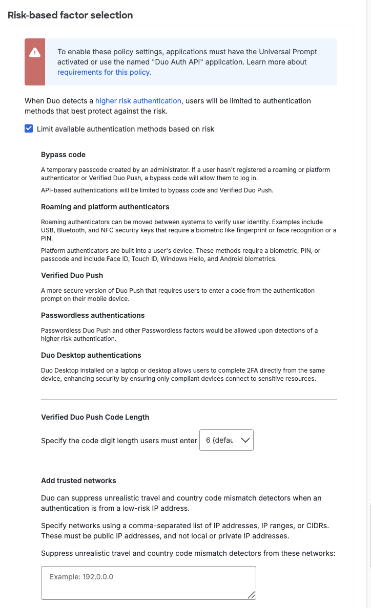 Duo Risk-based Factor Selection Policy