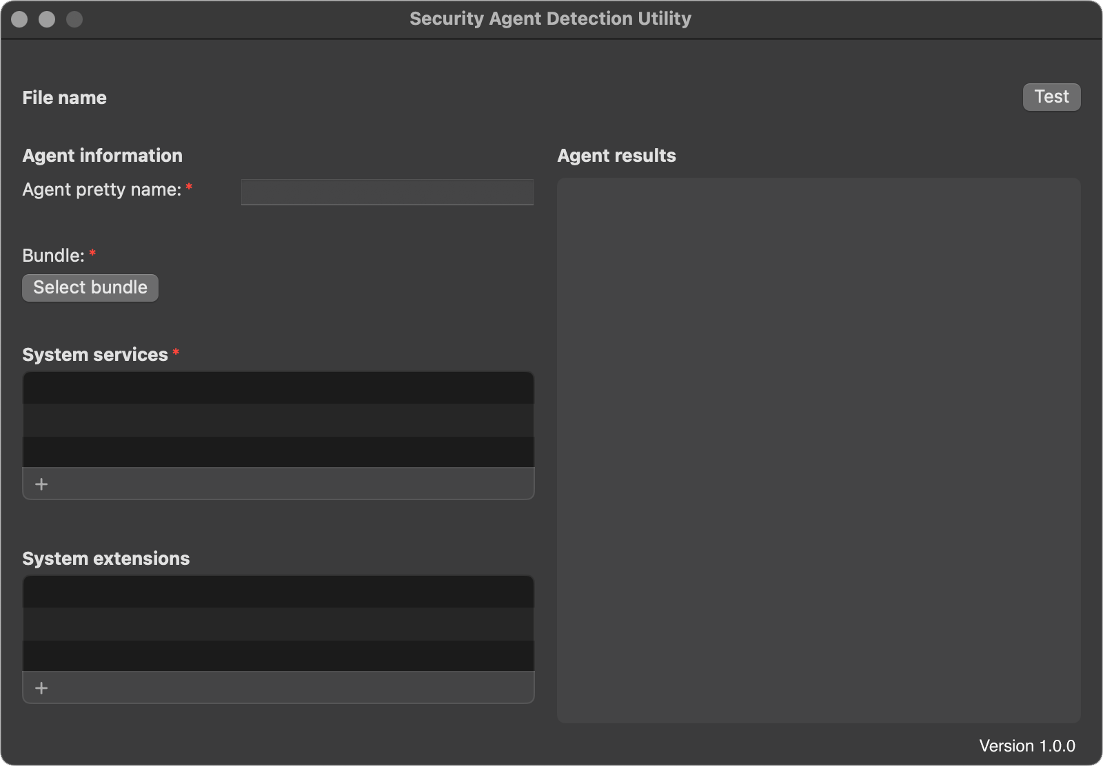 Security Agent Detection Utility on macOS