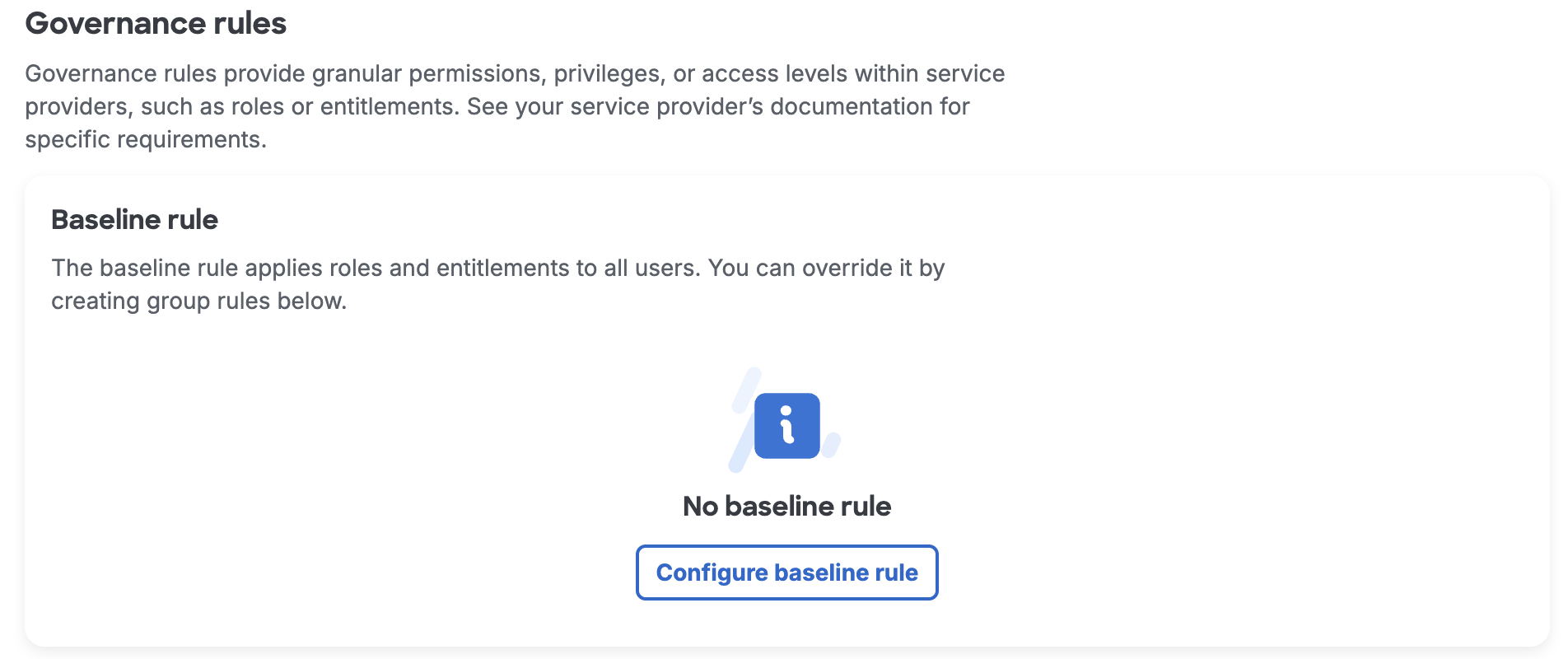 Salesforce Baseline Rule