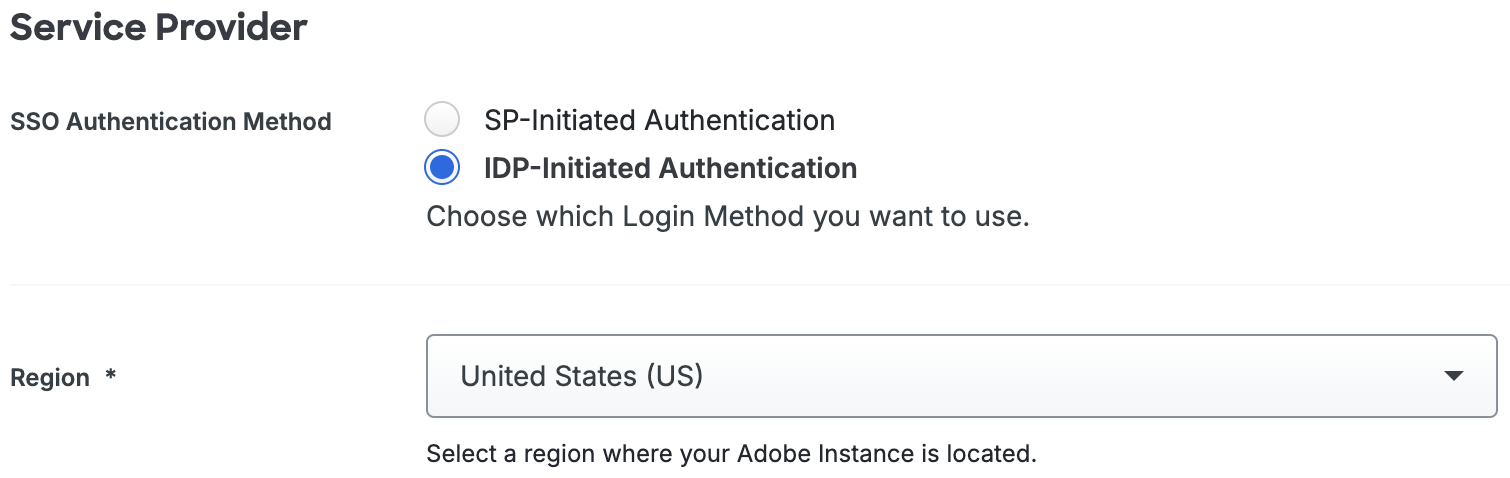 Duo Adobe Learning Manager Service Provider Fields