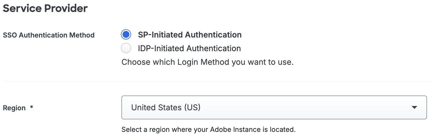 Duo Adobe Learning Manager Service Provider Fields