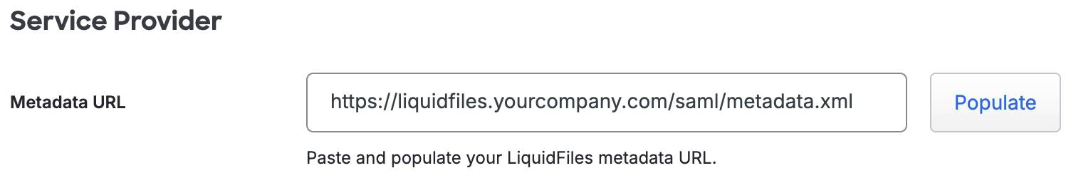 Duo LiquidFiles Metadata URL