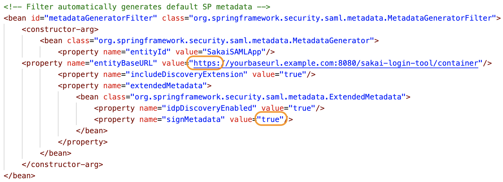 Sakai entityBaseURL line for HTTPS