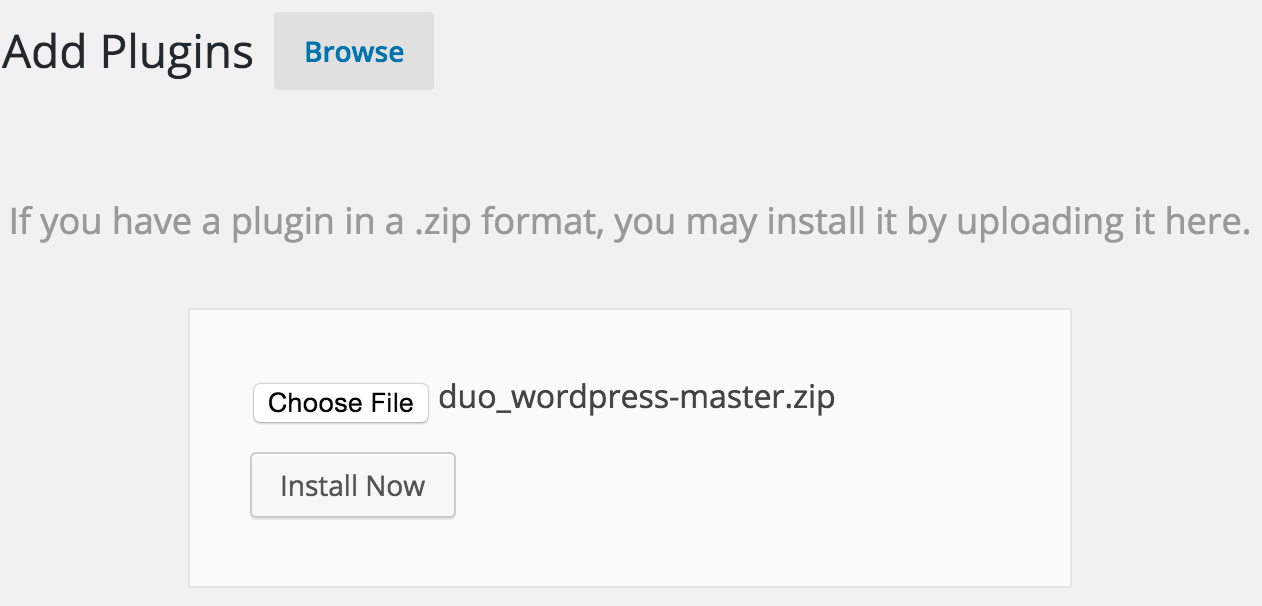 Upload Plugin