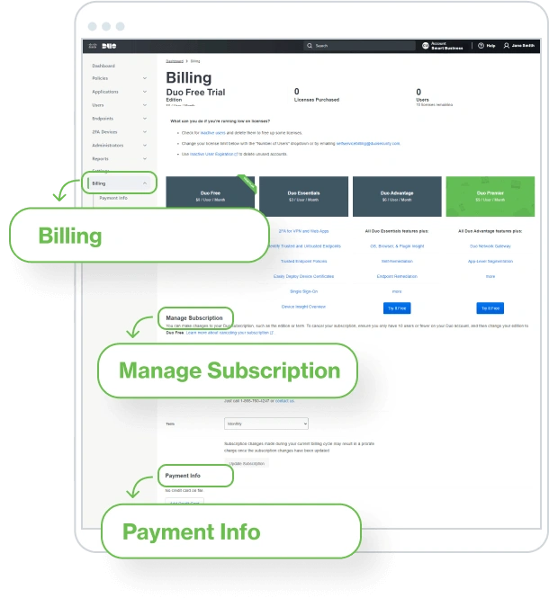Graphic showing how to purchase Duo and the three simple steps needed to buy Duo now.